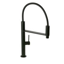 Fima Miscelatore Cucina Monoforo Doccetta Estraibile Nero F7047-ns
