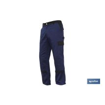 Pantaloni Da Lavoro Flessibili Jano Slim Fit Blu Scuro/nero T-56