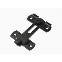 Cerradura De Acero Inoxidable Para Puerta Corredera De Vinoteca, Negra