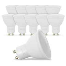 Eclairage Design - Set Di 10 Lampadine Led Gu10 5w Eq. 50w 4000k Bianco Naturale