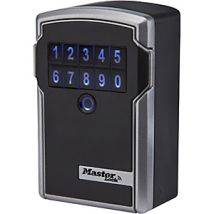 Suministros Jaizkibel - Master Lock Smart Connected Key Safe - Cassaforte Da Parete, Bluetooth O Combinazione, Media 83 X 127 X 59 Mm, Per Esterni, 