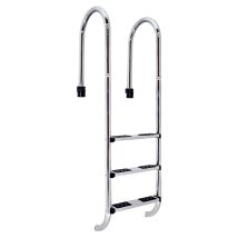 Scala Per Piscina Qp Narrow Wall 4 Gradini Antiscivolo Acciaio Inox
