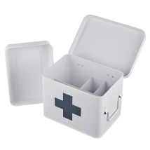 Caja De Almacenamiento De Medicamentos Con 4 Compartimentos