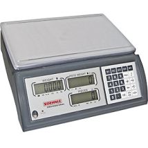 Bilancia contapezzi Soehnle – 15 kg, precisione 0,5 g, display retroilluminato, interfaccia USB, acciaio inox – 112758