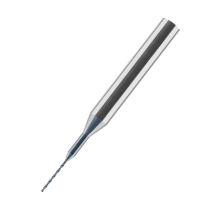 VHM-Micro-Spiralbohrer 0,68 mm – 0,68 mm – 5xD – 2 Zähne – 130° – glatter Zylinderschaft
