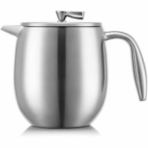 Kaffeepresse - Bodum - Columbia - Doppelte Wand - 4 Tassen - 0,5 L - Edelstahl - Matt