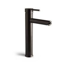 Kiamami Valentina - Miscelatore Canna Alta Per Lavabo Bagno Nero Opaco Fassa