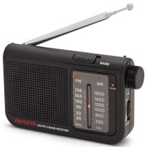 Radio Tascabile Con Fmam Nera