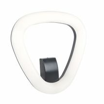 Aplique De Pared Led 20w 3000k Linea Daphne Grafito
