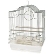 Volière FERRIBIELLA – Cage complète pour canaris – 35 x 28 x 46 cm – Longueur, Matières, Destination d’usage, Hauteur, Largeur, Espace entre les 