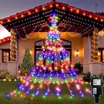 Luce Natalizia Ghirlanda Stella 315 Led Luce Per Albero Di Natale 8 Modalità Ip44 Per Albero Di Natale Per Feste Di Nozze Per Interni All'aperto