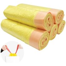 75 Müllbeutel À 20 Liter – Verdicktes Hdpe-material – Extra Starker Kordelzug – Maße 45 X 50 Cm, Ideal Für Büro Und Haushalt
