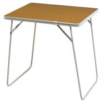 Mesa plegable Durolac 80x60 cm – Metal y resina – Ideal para interiores y exteriores – Fácil de almacenar y transportar