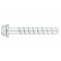 Betonzaunkopf Mit Sechskantigem Kopf – Verzinkte Abdeckung – Ete-zertifiziert Option 1 Ø8 X 120 – Packung Mit 25 Stück
