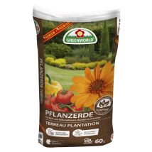 Greenworld Premium Pflanzerde Torffrei 60 L Erde