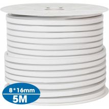 5m 8 X 16mm Led Strip 220v Rgb Neon Flex Rope Light Waterproof Led Strip 5050 Led Neon Flex Tube Ip65 Waterproof Rope Lamp