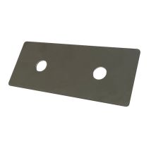Graphskill - Backing Plate For M10 U-bolt 60 Mm Hole Centes T316 (a4) Stainless Steel 12 Mm Hole 30 5 90 Mm
