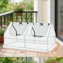 Serre De Balcon Compacte, Mini Serre Extérieure Pour Plantes Et Semis