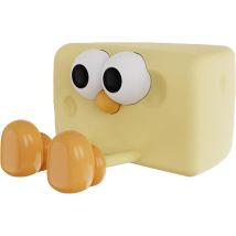 Silicone Night Light Shaped Like A Cheese, Rechargeable, Bedroom, Bedside, Sleep, Mood Light, Sleep Companion, Birthday Gift - Yellow