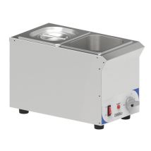 Bain Marie Casselin Bain Marie Compact Sauce 2 X Gn 1/6 800 W 20.8 Cm