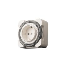 Dinuy – Programmateur analogique plug-in IH TIM 001 – Horloge, sonnerie et minuterie – Intensité courant, Tension électrique, Mode de pose électricité