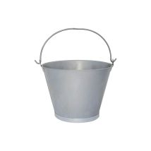 Seau Conique Galvanisé À Poignée Lisse, 8 L, Ø30,5 X 23 Cm