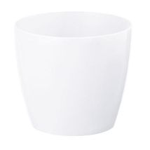 Vaso Da Fiori Con Coperchio In Plastica, Bianco, 13,5 Cm, Magnolia