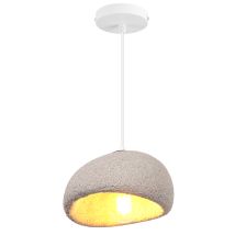 20cm Lámpara De Techo De Interior Personalizada Y Creativa Lámpara Colgante Retro E27, Lampara Techo Moderna Gris