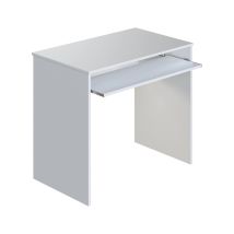 Hogar24 - Schreibtisch Dayton, Schreibtisch Mit Regal, Pc-halter Arbeitstisch Für Büro Oder Schlafzimmer, Schreibtisch, Cm 90x54h79, Weiß