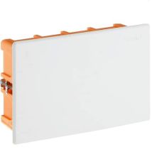 Famatel - Caja De Empotrar Cuadrada 160×100 Con Tapa Y Garras Metálicas 3252