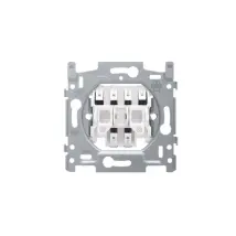 Niko - 170-05015 - Mechanism For Double No Or Nc Push Button, 10 A/250 Vac