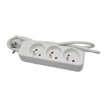 Bloc Ménager - Gao - 3 Prises 2p+t - Avec Protection Enfants, Conforme Nf