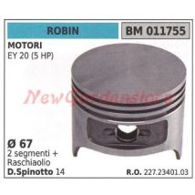 Robin – 011755 – Piston débroussailleuse EY20 5 cv – Moteur thermique – Système d'alimentation moteur, Carburant, Cylindrée, Système de démarrage, 