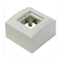 Nexans - N200.116 Surface Mount Box Lanmark Eu Style 45x45mm White