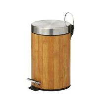 Zeller Elegante Pattumiera A Pedale 3 Litri Marrone