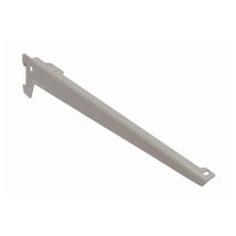 Reggimensole angolate in alluminio bianco – 230 mm – Portata 55 kg – Confezione da 2 pezzi – ELEMENT SYSTEM