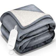 Sinnlein Termocoperta Scaldasonno Certificato Tüv Süd Gs Scaldaletto Elettrico Con Spegnimento Automatico Coprimaterasso Termico Timer 9 Livelli Di 