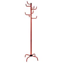 Mueblear - Aranaz - Appendiabiti Resistente Metallico - Con Ganci - Colore Rosso - Dimensioni 175 Cm X 50 Cm X 50 Cm - Organizza I Tuoi Abiti Con 