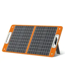 Ff Flashfish - Flashfish 18 V/60 W Faltbares Solarpanel, Tragbares Solarladegerät Mit Gleichstromausgang Für Flashfish 151 Wh/166 Wh/222 Wh (separat 