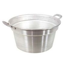 Caldara in Alluminio Senza Coperchio – 56 cm di Diametro – 31 cm di Altezza – 2 Maniglie – Pentalux