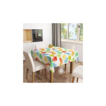 Telo Cerato Ovale 140x240cm Tuvalu Bianco Su Appendiabiti - Access Deco