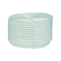 Hyc - Cuerda Torcida 08mm Polipropileno Blanco 4 Cabos 100 Mt