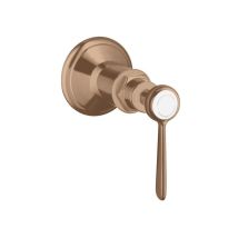 Axor – hansgrohe Montreux Abstellventil Unterputz mit Hebelgriff – DN15/DN20 – Metallrosette