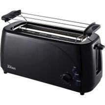 Zilan, Tostapane A Fessura Lunga, Tostatura Automatica A 4 Fette, Xxl, 5 Livelli Di Tostatura, Accessorio Per Il Pane, Funzione Di Scongelamento, 