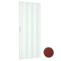 Pinto - Puerta Plegable De Interior En Kit De Pvc Mod. Simona Caoba 82x220 Cm