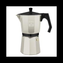 Cecotec Moka Cumbia Mokclassic 1200 Beige – Capacità 775 ml – Filtro Acciaio Inossidabile – 12 Tazze