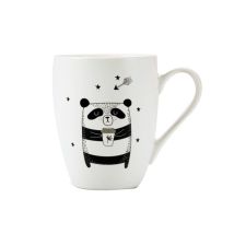 Taza De Cerámica Con Animal De Otoño, 340 Cc, Kb8