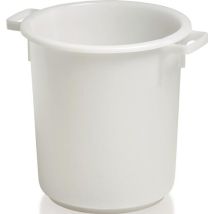 Craemer Kunststoffbehälter Rd.40l Hd-pe Weiß D420xh445mm M.außengriff - 81091010