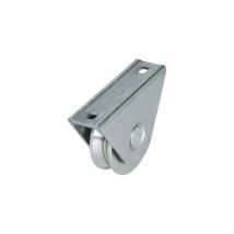 12 x Rueda para canalón y soporte caballete 60 mm – Acero galvanizado – Art. 411