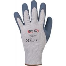 Guante de protección Sendai – Alta adherencia – 65% poliéster, 35% algodón – Espuma de látex – Talla 8